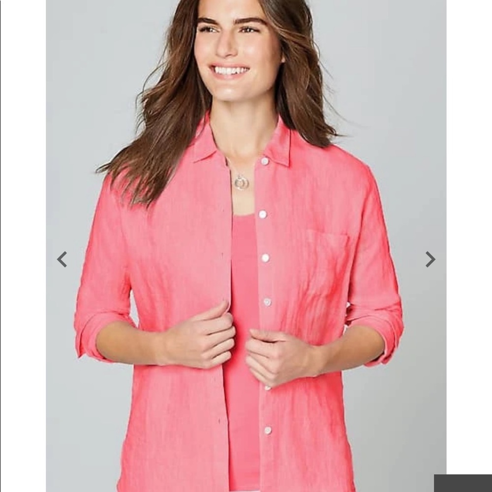 J Jill Linen Easy Shirt